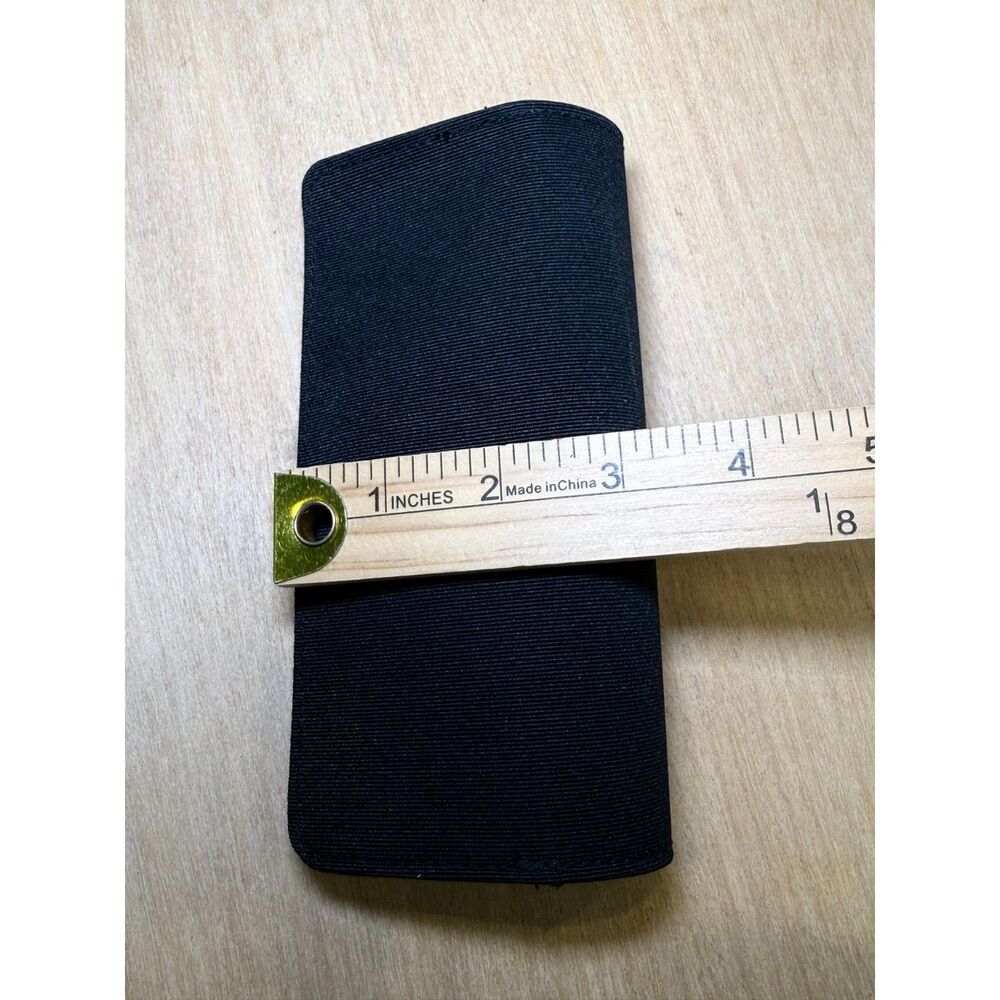 Dolce & Gabana Black Velvet Lined Sunglass Eyeglass Case Soft Compact Travel Lux - Picture 6 of 7